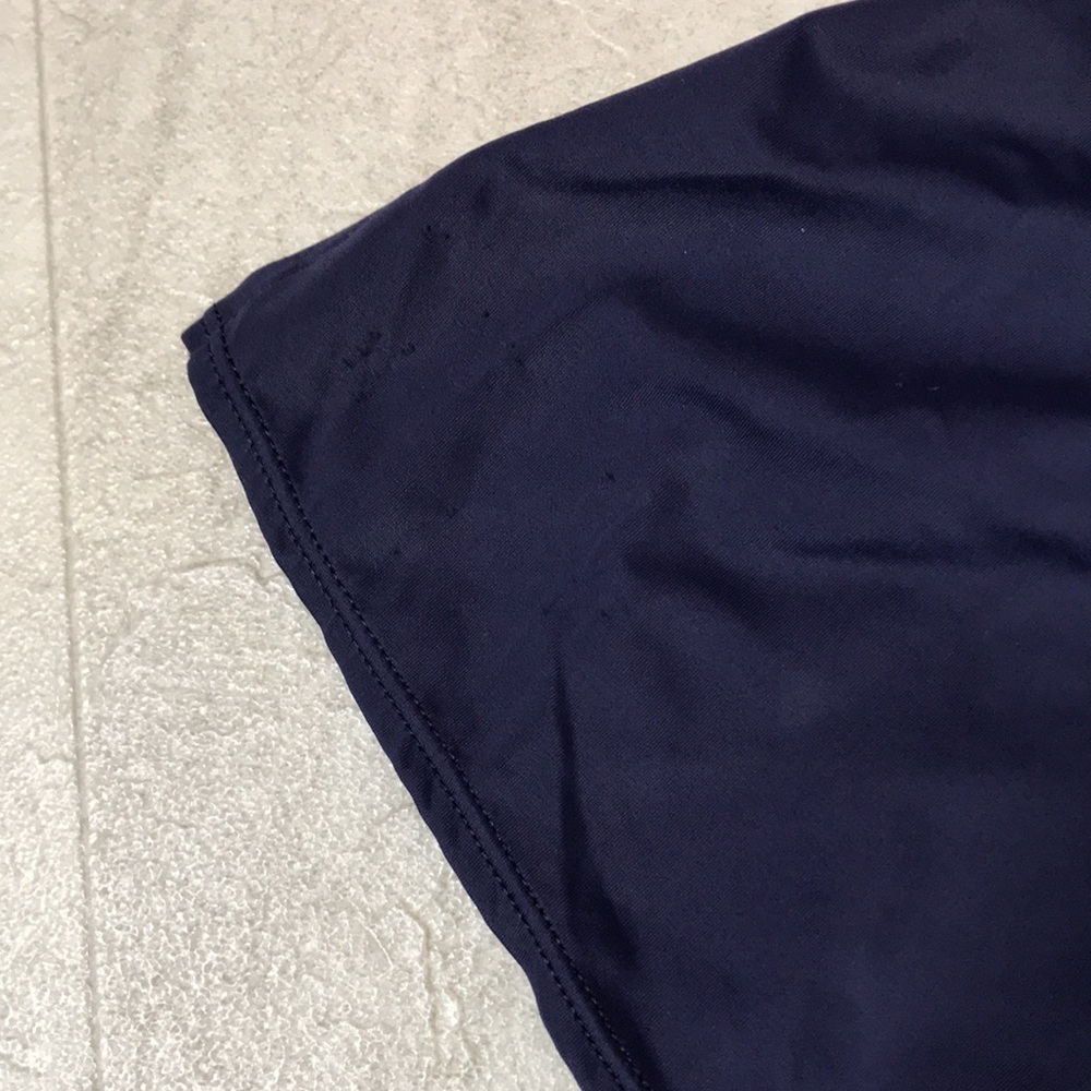 Liz Claiborne Swim Skirt Sz M Blue Skort Navy - Picture 7 of 7